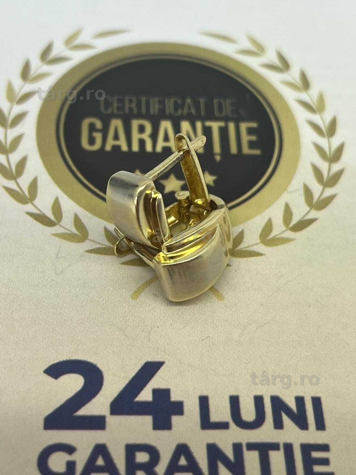Cercei 14k 4.02g ( Galata B8010.2 ) Garantie 2 ani!