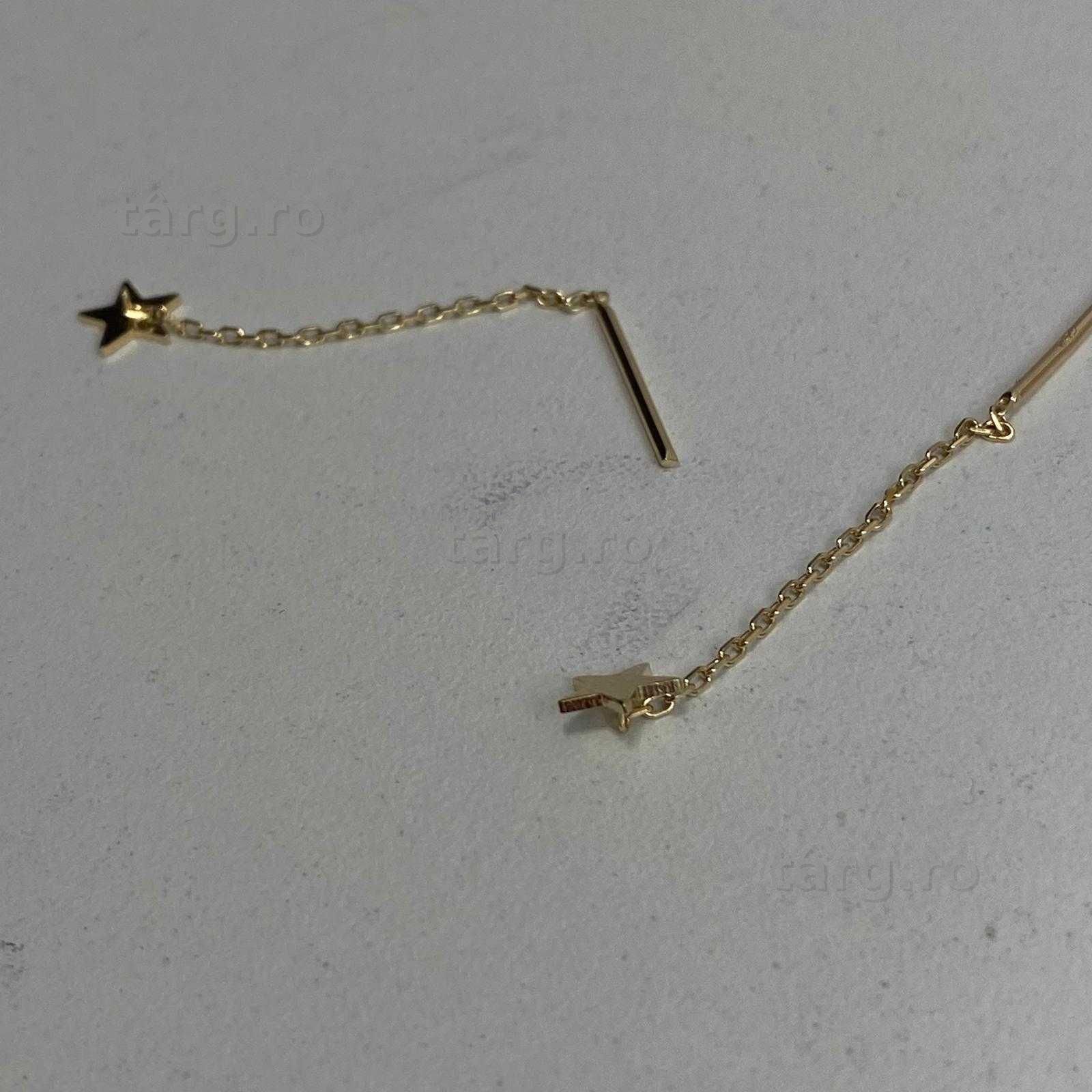 Cercei aur 14k 1.20 (Ag13 56136) Garantie 2 ani! 2