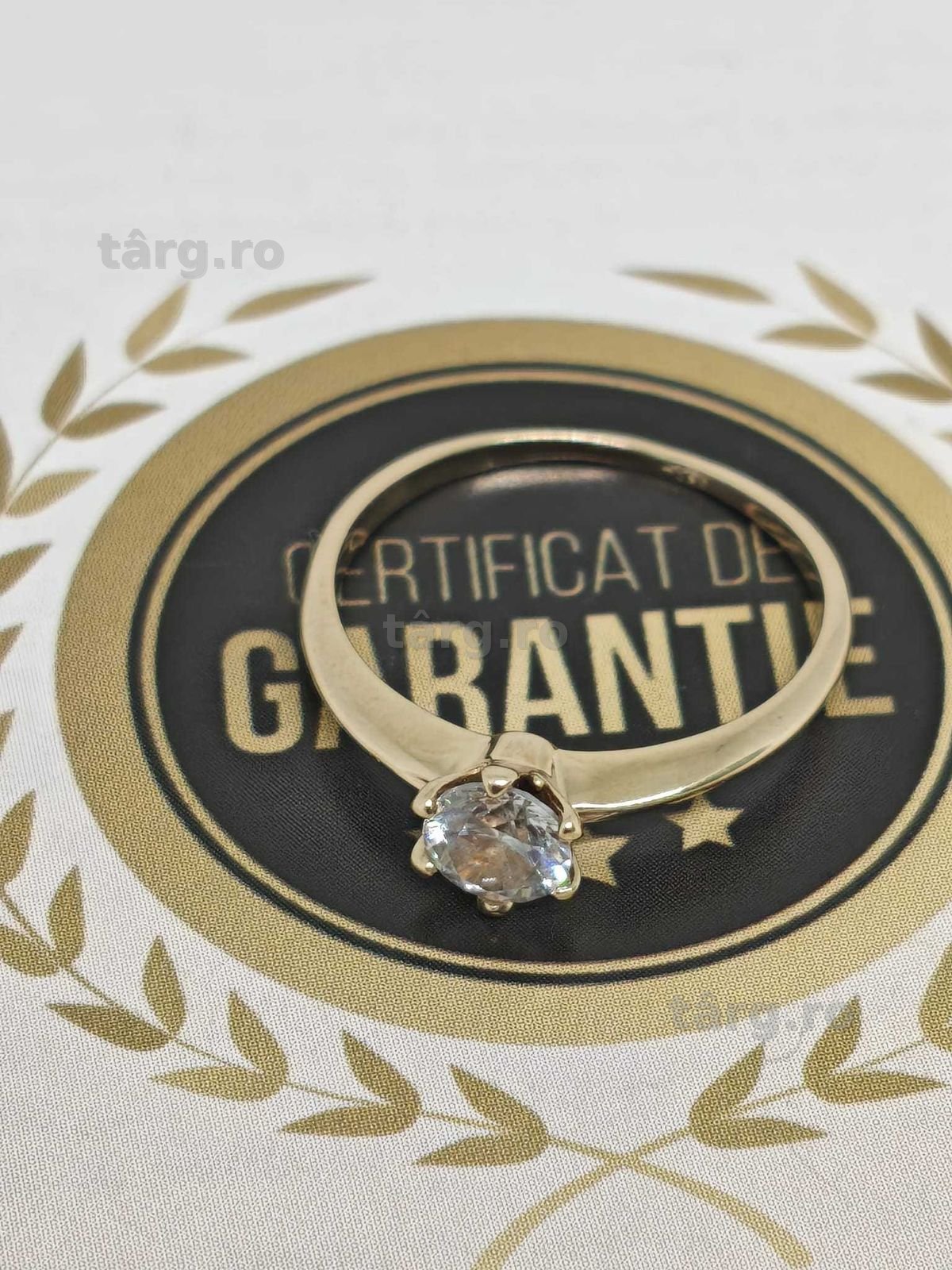 Inel din aur de 14K 1.75 gr (Ag43 Falticeni B4112) - Garantie/Factura! 2