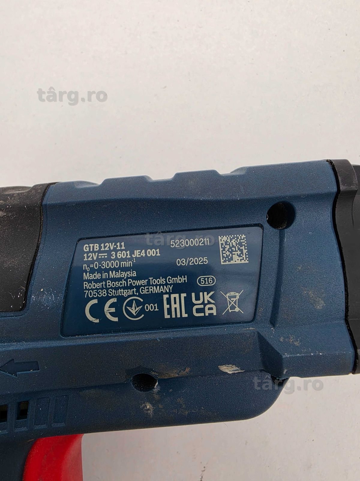 Bosch GTB 12V-11 Surubelnita cu limitator de reglare a adancimii / rigips 4