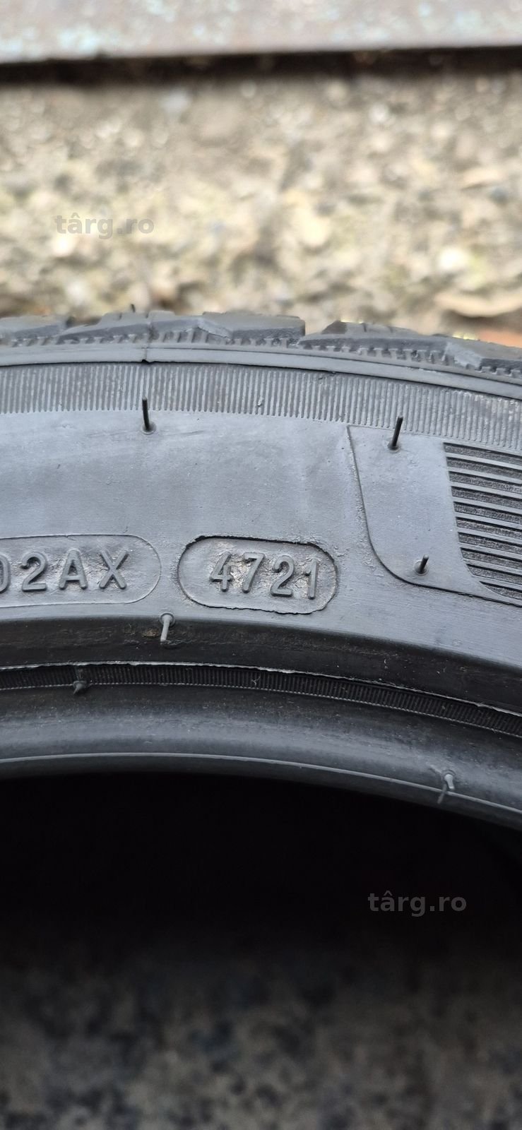 4 anvelope iarna Michelin,fata 235/45/19,spate 255/40/19.Pret/bucata. 7
