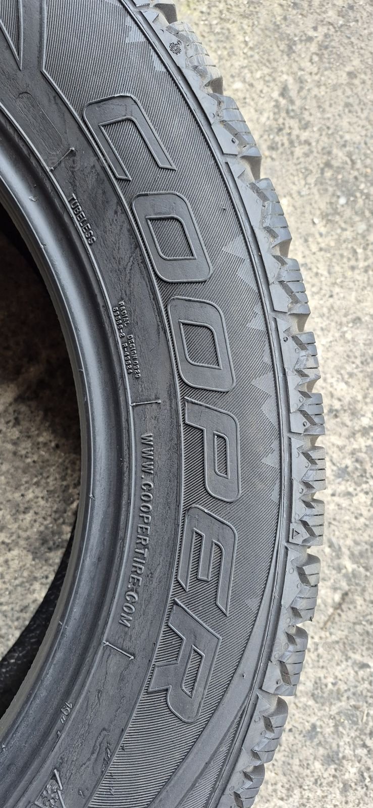 4 anvelope M+S Cooper,dimensiune 245/55/19.Pretul este pe bucata. 4
