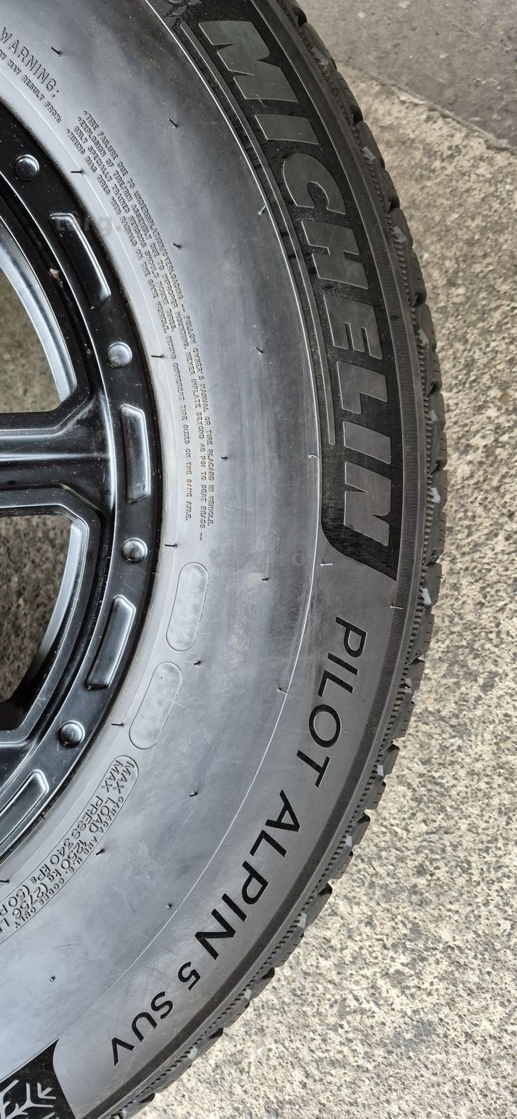 Set jante aliaj R18 Jeep,8 J×18H2,Et.30,echipate cu anvelope Michelin 3