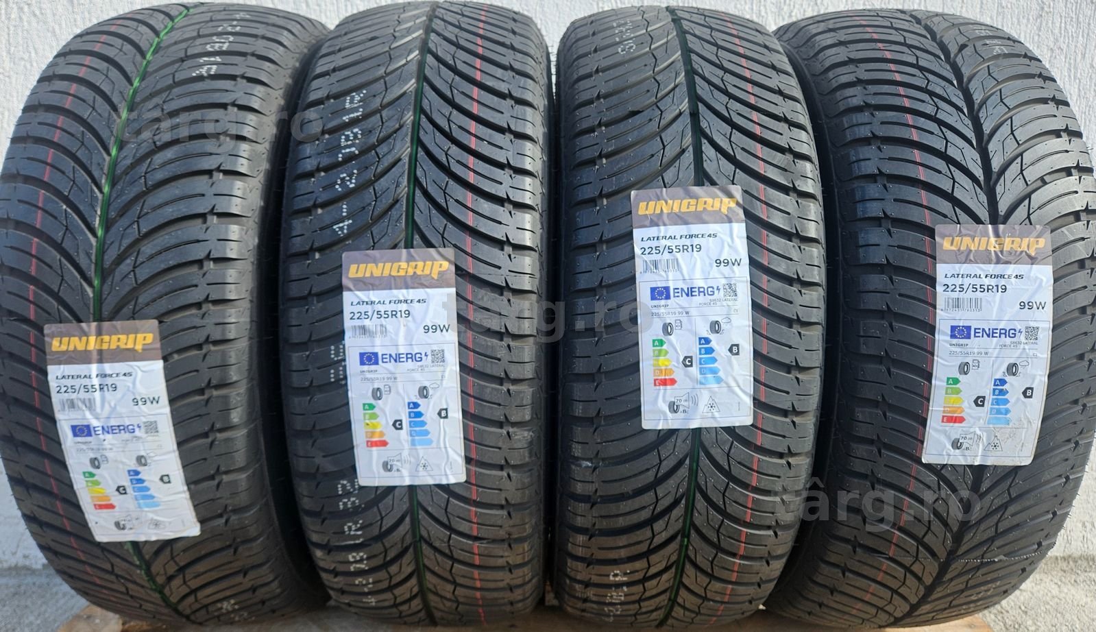 225/55 R19 , 99W, UNIGRIP Lateral Force 4S, Anvelope all season M+S