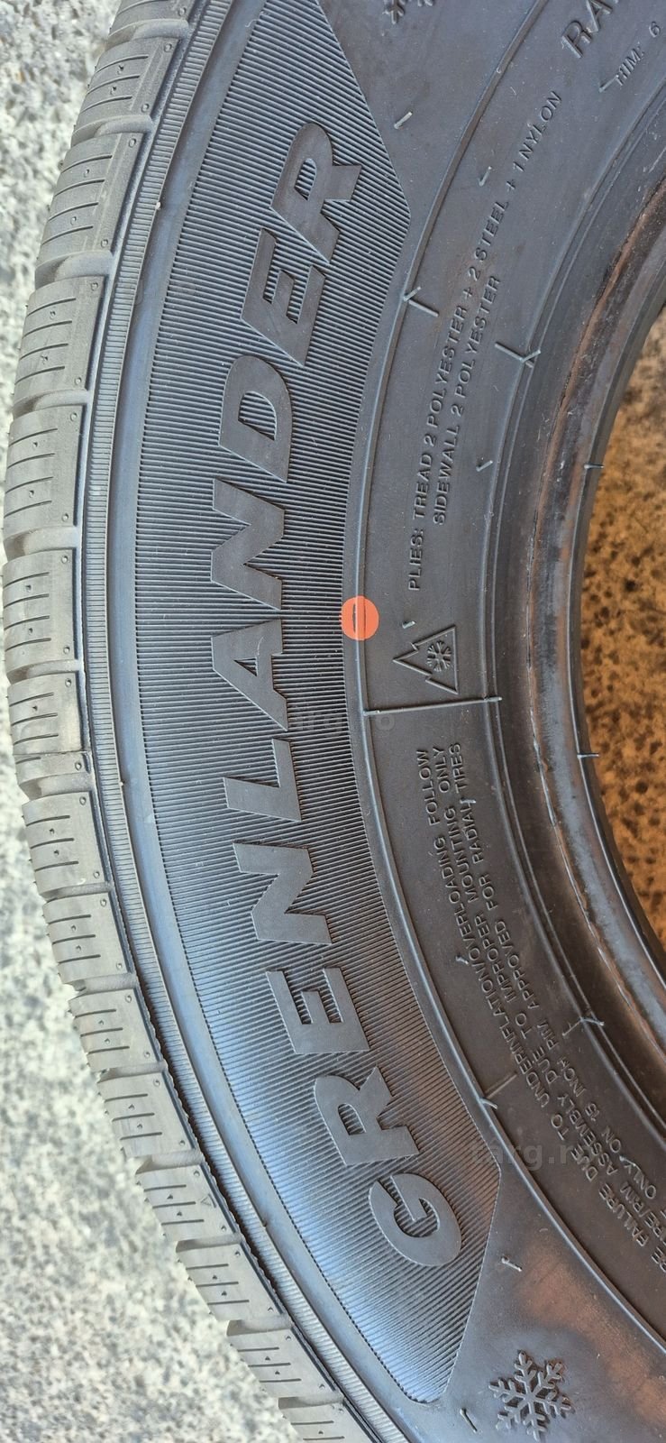 4 anvelope iarna noi Grenlander 225/70/15C,dot 2025.Pretul este pe bucata. 4