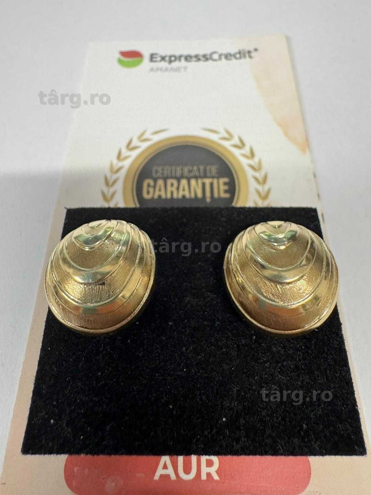 Cercei din aur 14k (69300.1/ 10 Pacurari 1) Garantie 2ani! 2