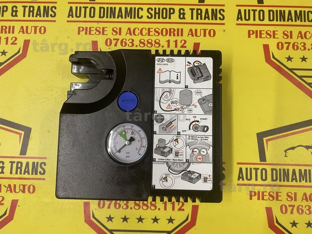 Compresor auto umflat roti original Hyundai Kia 12V 120W 10A OEM