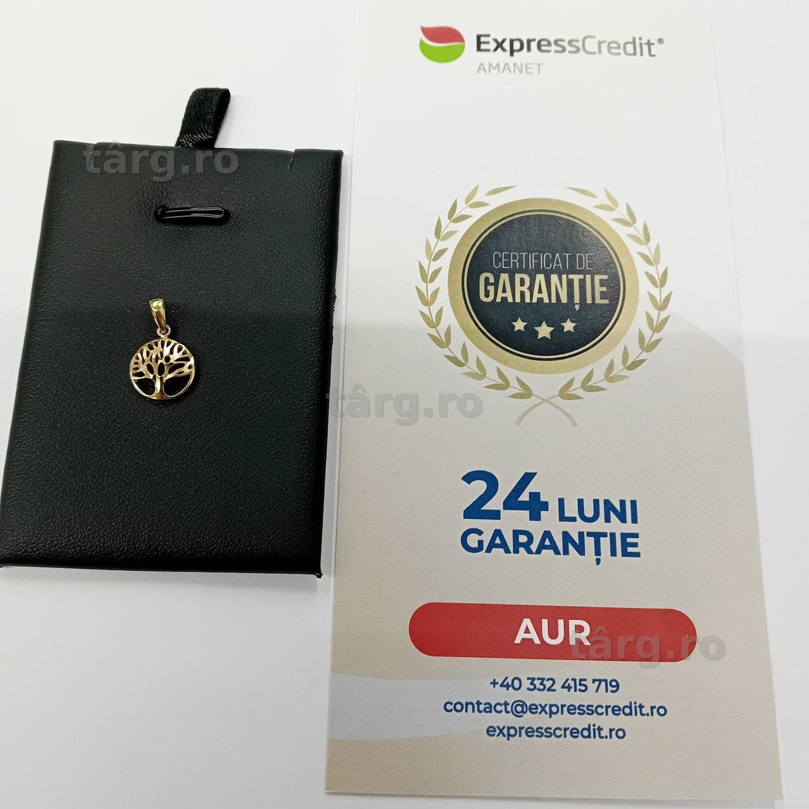 Medalion Aur 14k 0.78g (ag49 Esplanada b.8878.2) 2 ani garantie