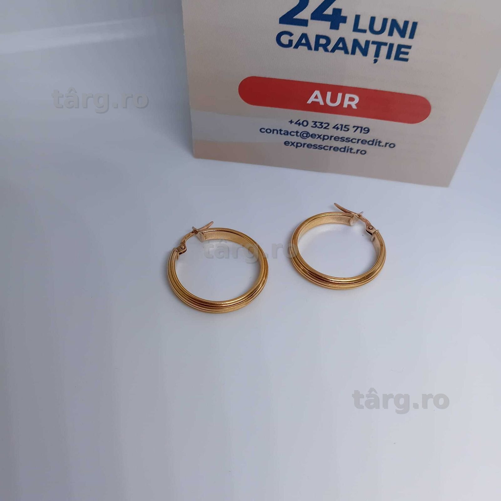 Cercei Aur 18K 2.16g (Ag4 Dacia B.51893.1) Garantie 2 ani 2