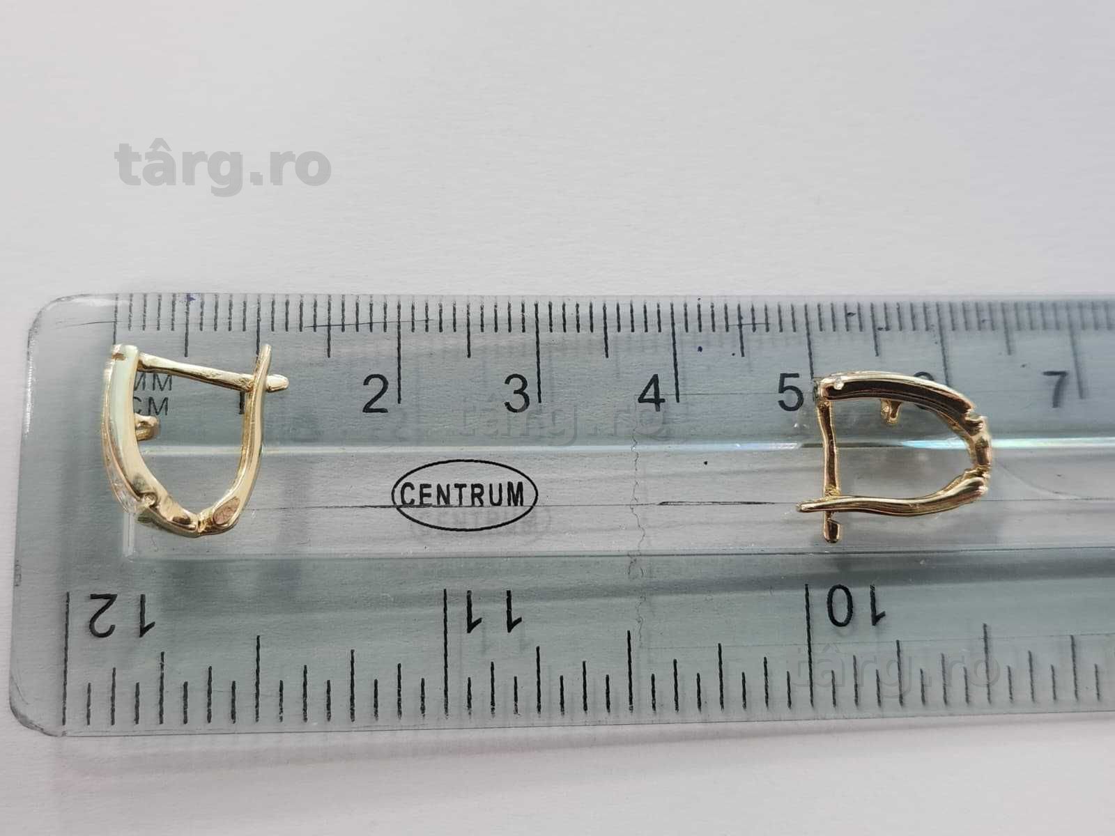 Cercei aur, 14k, 2.54g (b 68721.4 Ag2 Tudor) 2
