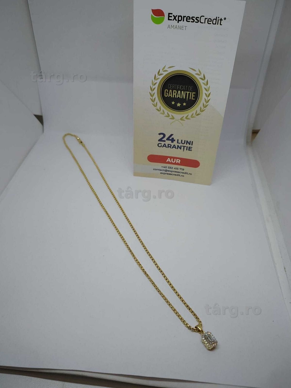 Lant aur 14k 5.8gr [35021.1/30 Pacurari 2] Garantie 2 ani! 3