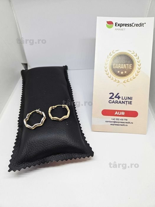 Cercei Aur 14K 4.21g (AG1 Alexandru B53666.1) - Garantie 2 Ani!