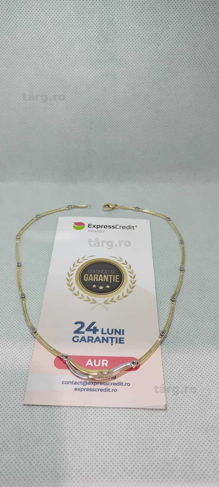 Colier Aur 14K (Ag18 Tutora b.28475) Garantie 2 ani!