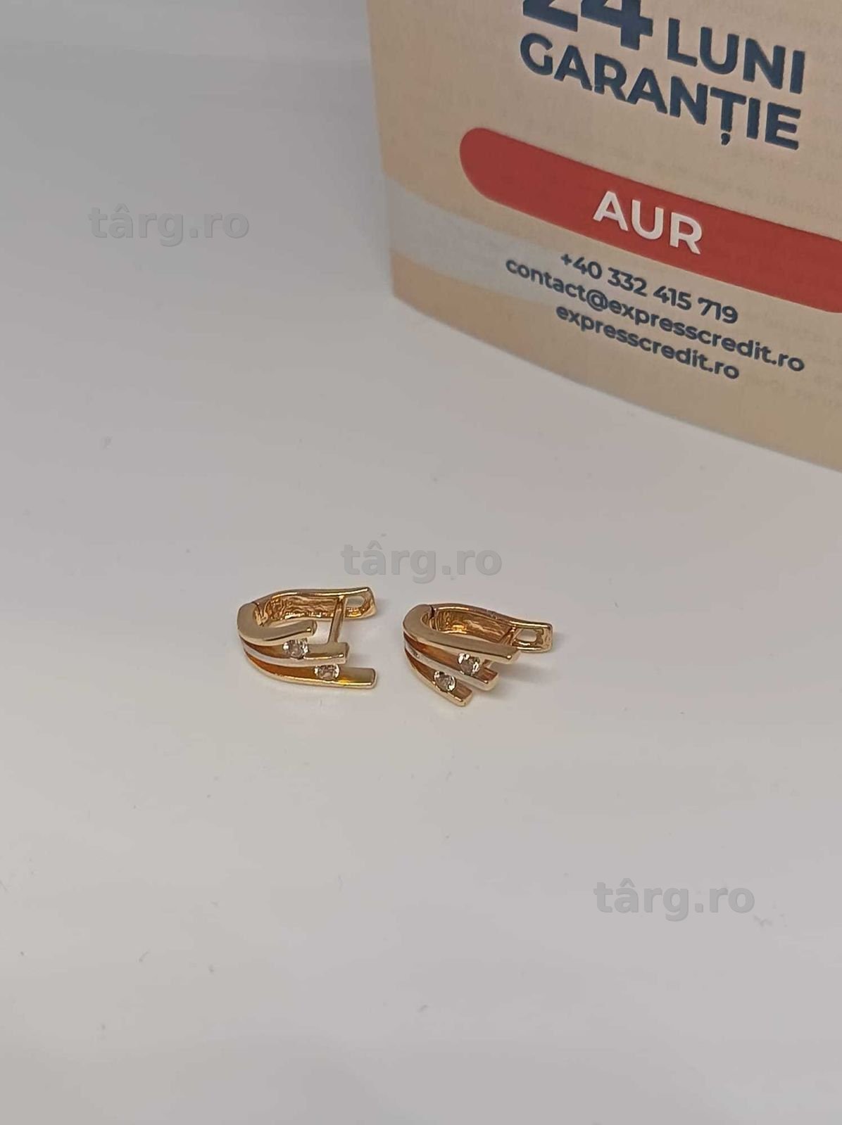 Cercei Aur 14K 2.95g (Ag4 Dacia B.52263.1) Garantie 2 ani 3