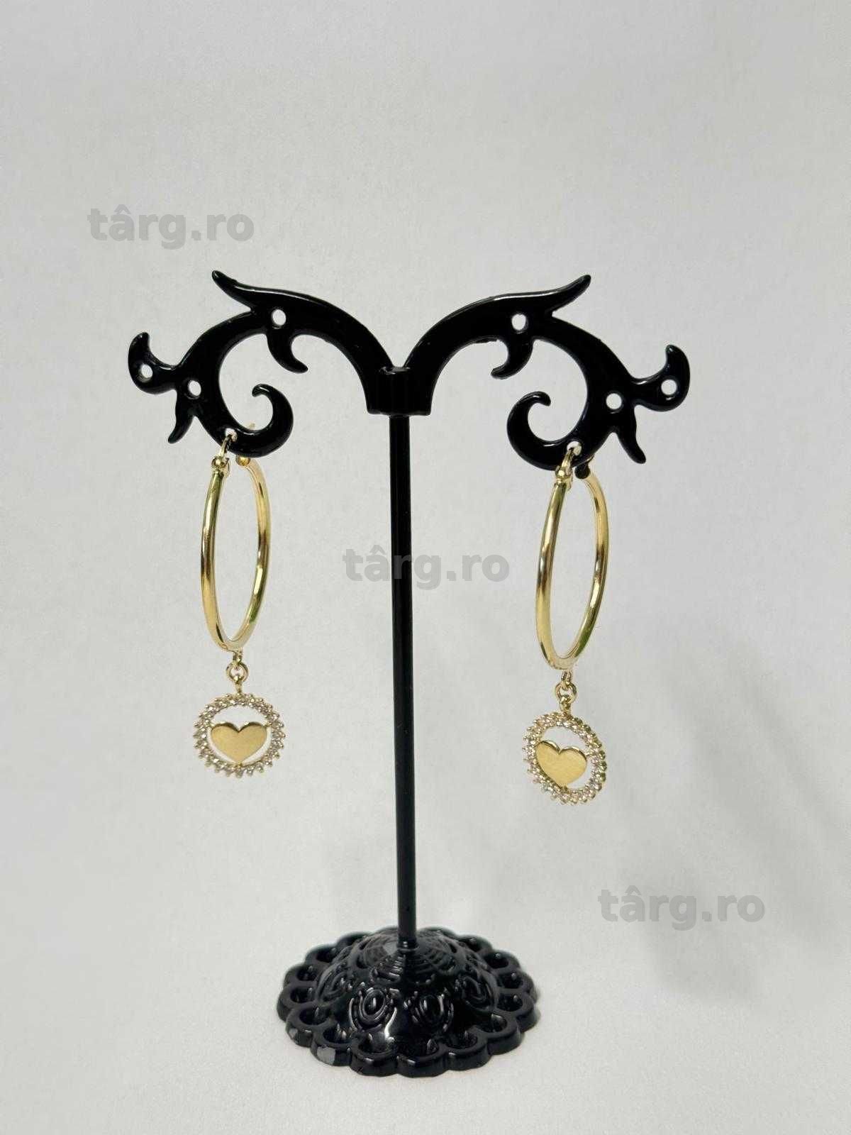 Cercei aur 14K 3.90g (B.61680 Tatarasi) Garantie 2 ani