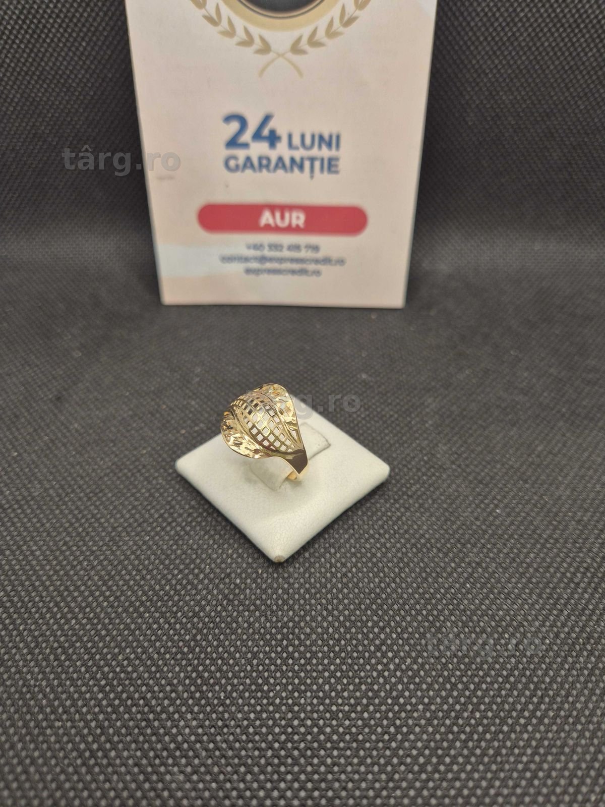 Inel aur 14K 2.60g (50107 Ag11 Piata Nicolina) Garantie 2 ani! 3