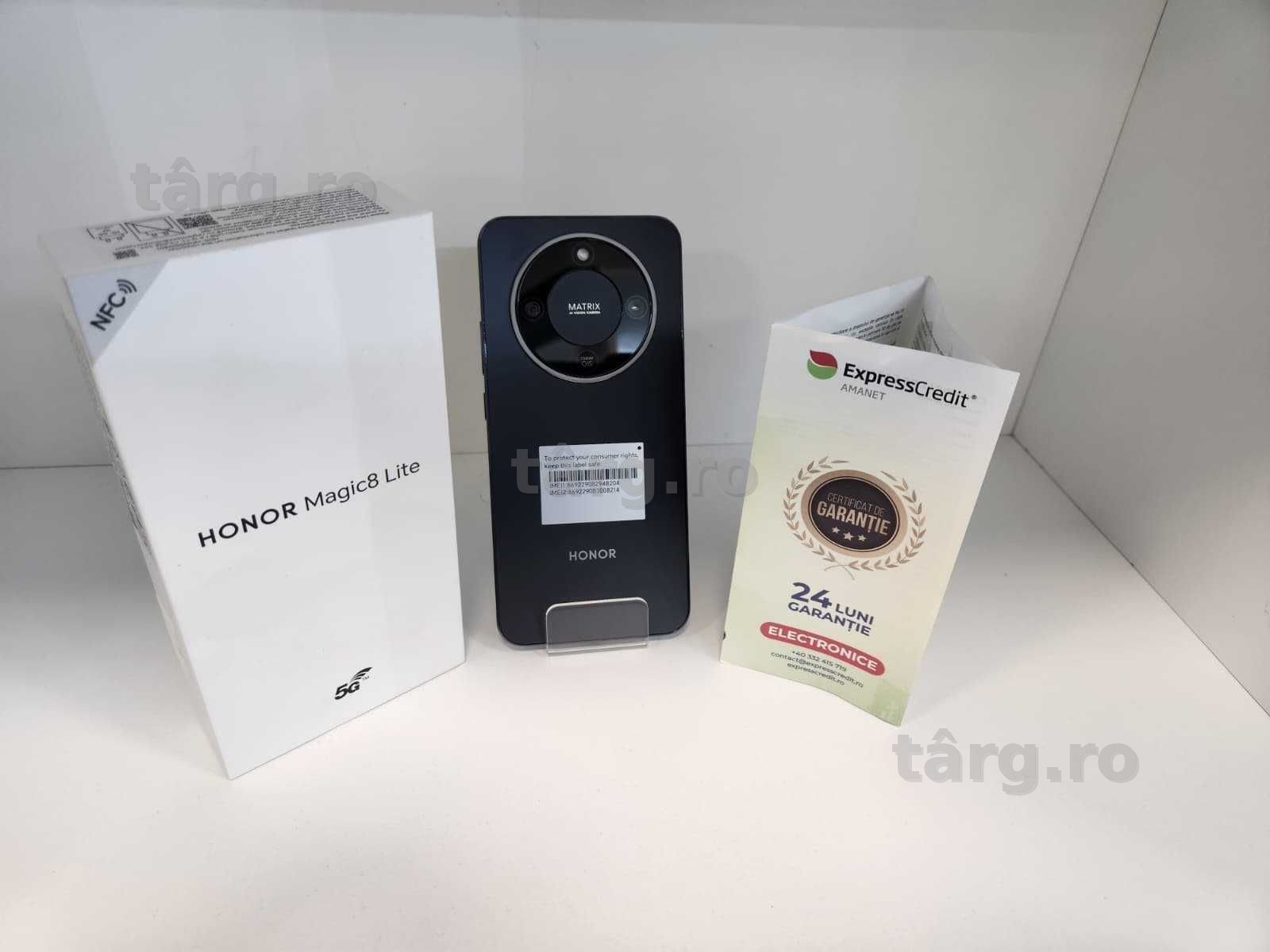 Honor Magic 8 Lite 8/256 GB  Produs NOU  (Ag8 Tudor/B75077) – Garantie 2 Ani!