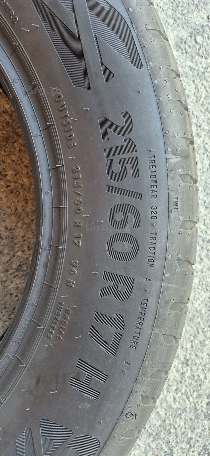 4 anvelope vara noi Continental 215/60/17,dot 2023.Pretul este pe bucata. 6