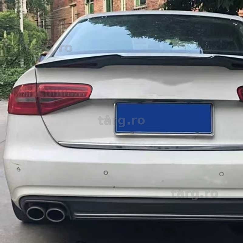 Eleron Portbagaj Lip Codita Audi A4 B8 2009-12, Model M4, Negru Lucios