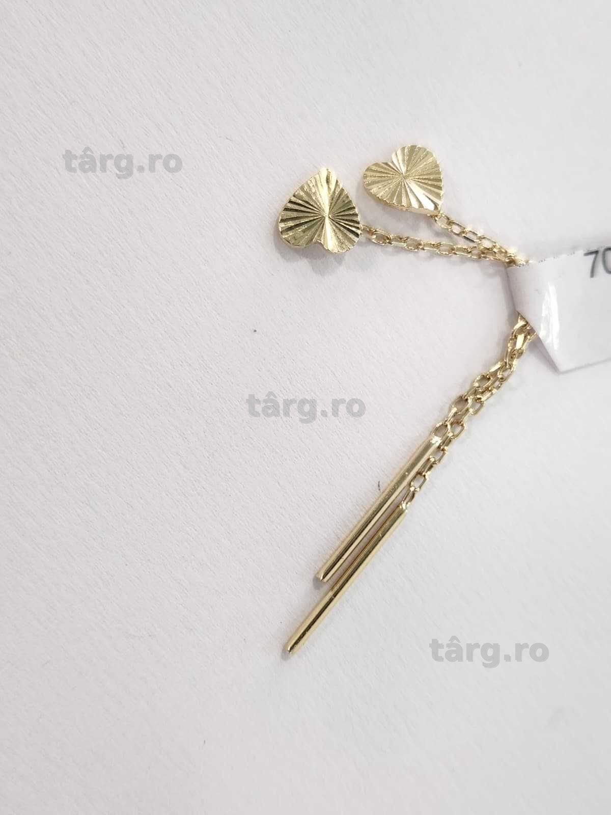 Cercei aur, 14k, 1.4g (b 68619.4 Ag2 Tudor)