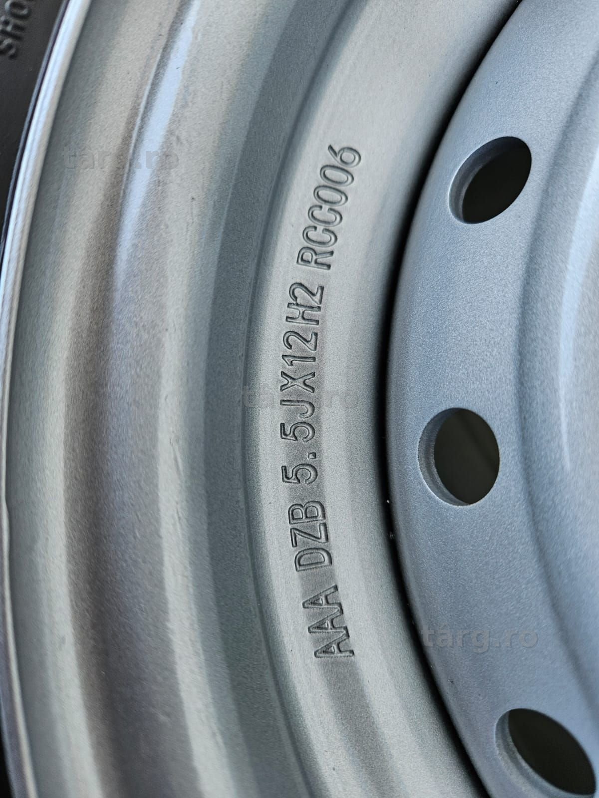 Roata completa remorca SECURITY 185/60 R12C,  Janta 5.5jx12, ET30 5