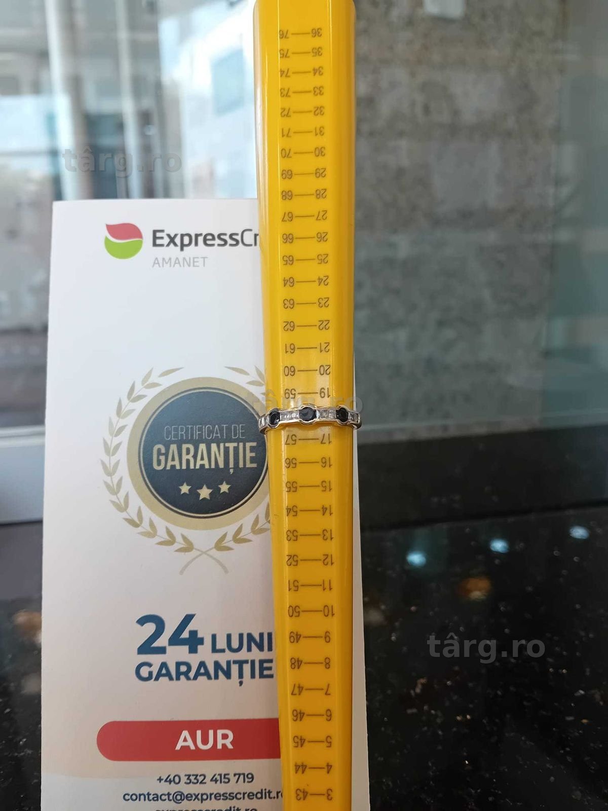 Inel aur 18k 3.17g 18/58 (Iulius Mall)(B-437) Garantie 2 ani!