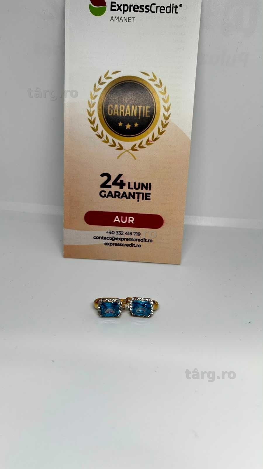 Cercei Aur 14K 4.64g (AG4 Dacia B52470.2) - Garantie 2 ani! 3