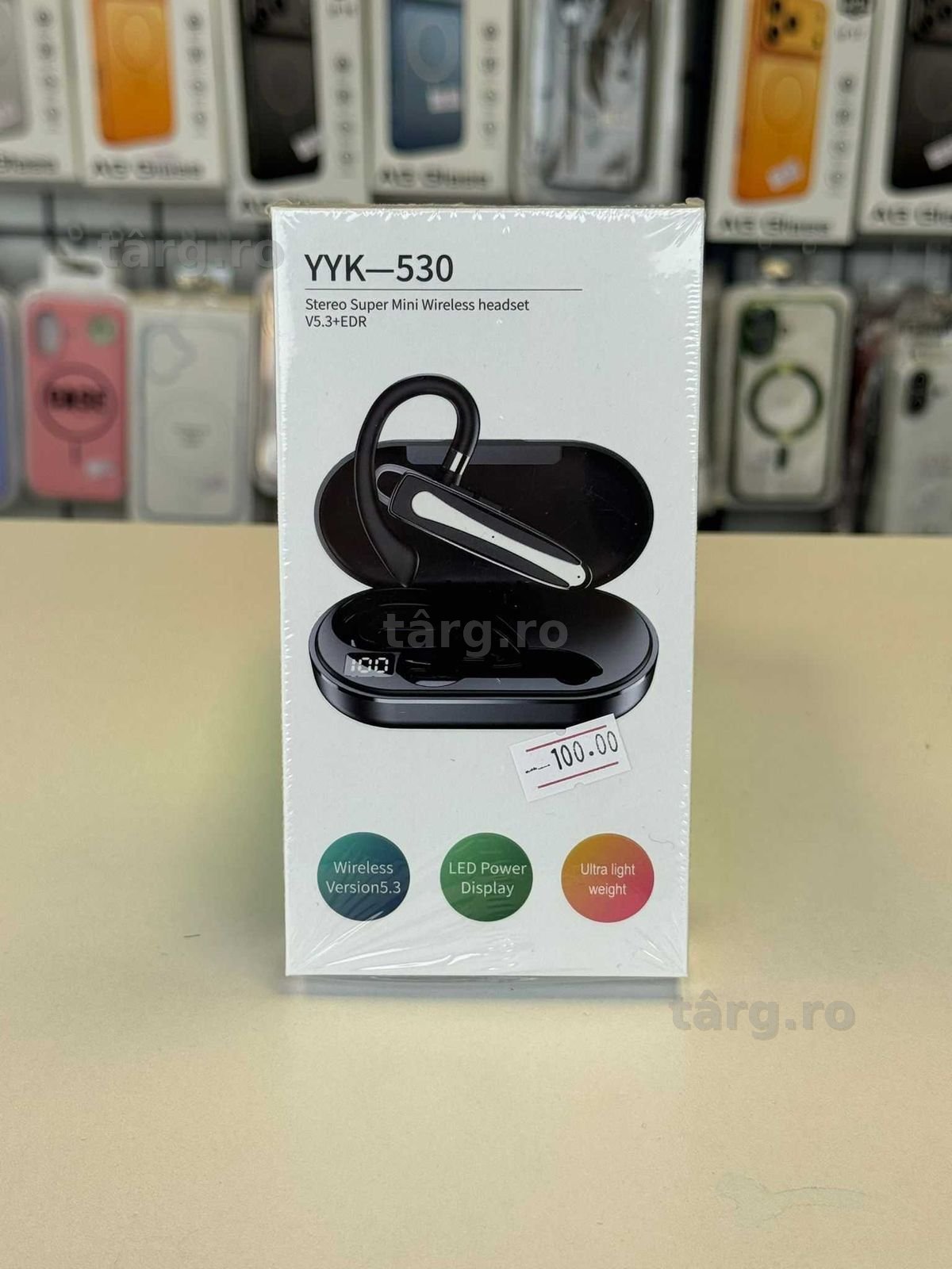 Casca bluetooth, Compatibil cu Orice Dispozitiv, Microfon Incorporat