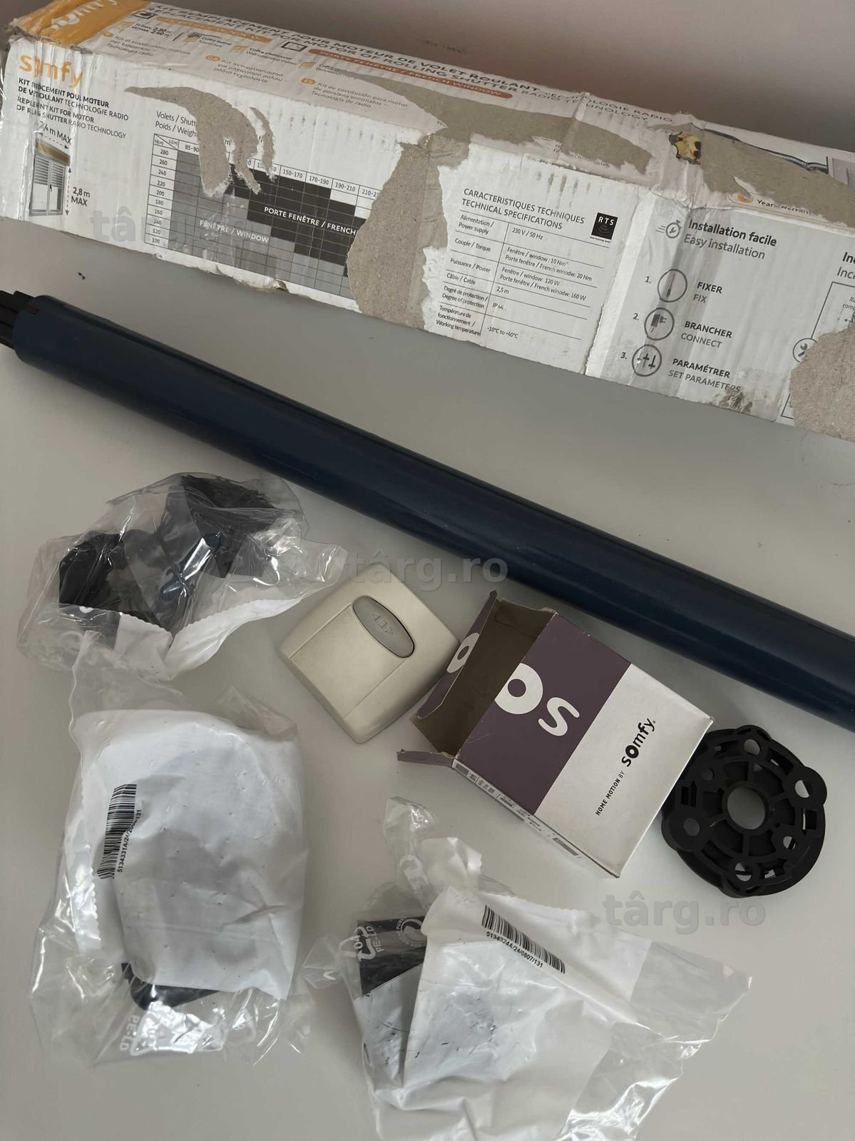 Somfy 1240388 Solus 10 Motor rulou Telecomanda Radio LT 50 2