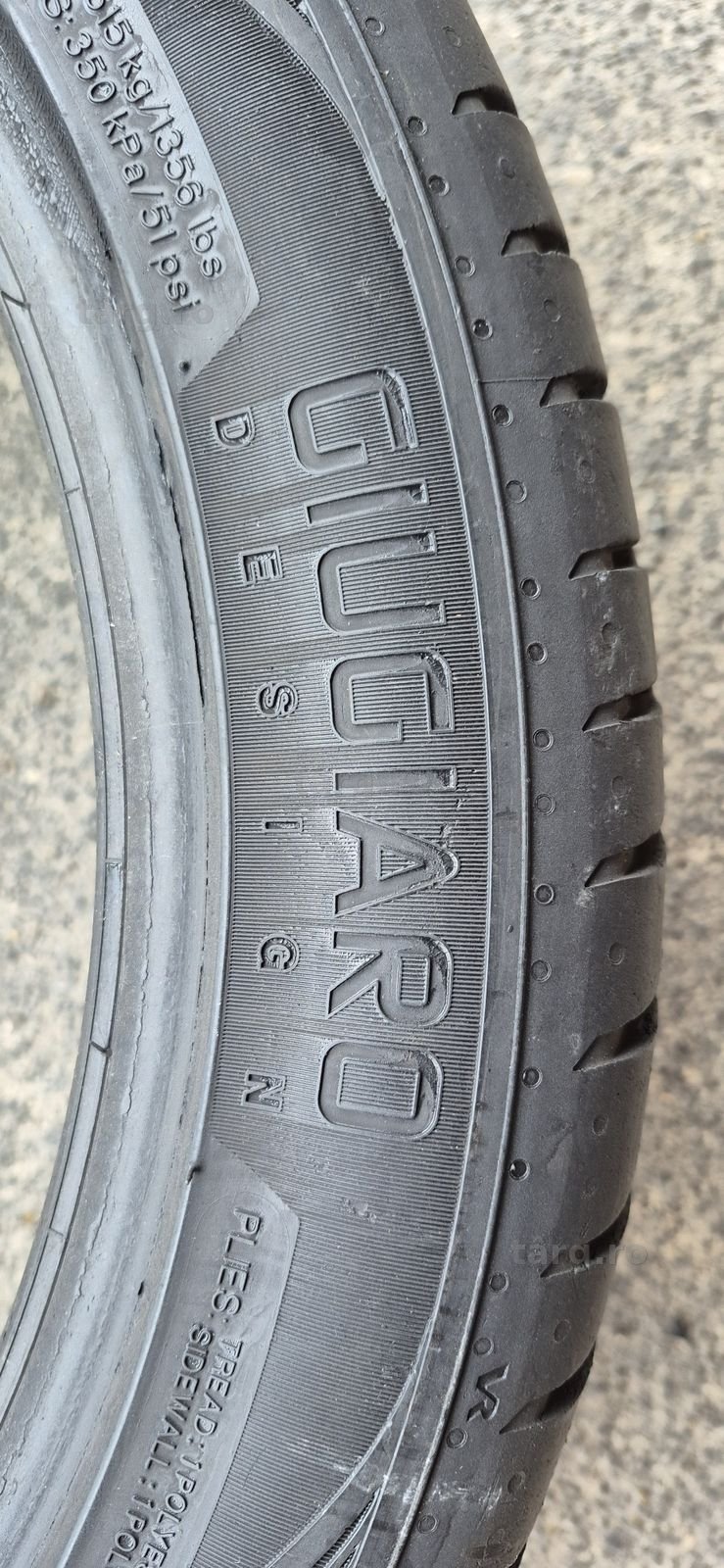 4 anvelope vara Vredestein 225/45/17.Pretul este pe bucata 5