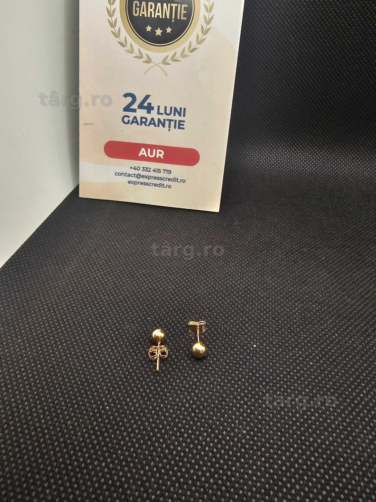 Cercei aur 14K 0.81g (50355 AG 11 Piata Nicolina) 2 ani garantie!
