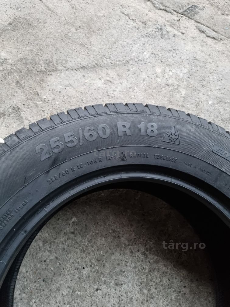 4 anvelope iarna CONTINENTAL 255/60/18 DOT 2017 PRET PER BUCATA 3