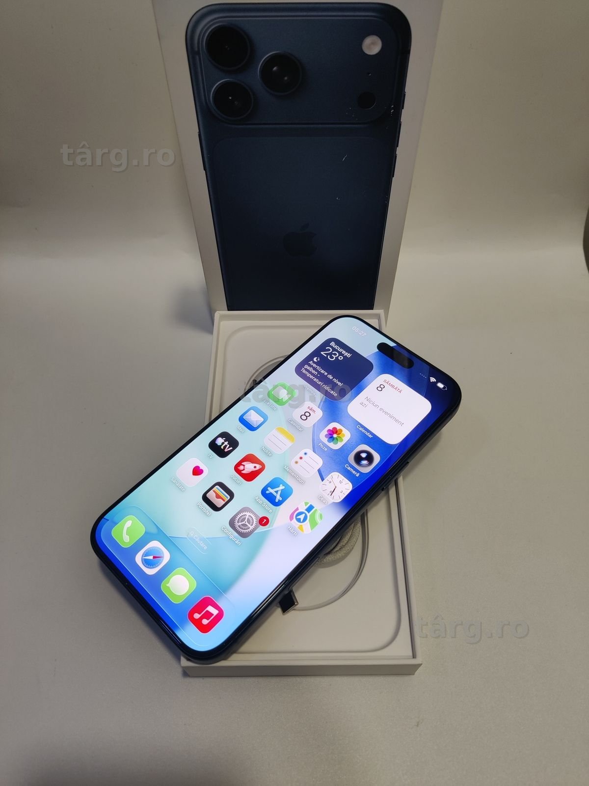 Hope Amanet P8 iPhone 17 Pro Max 256GB Baterie 100% Fullbox Garantie ! 3