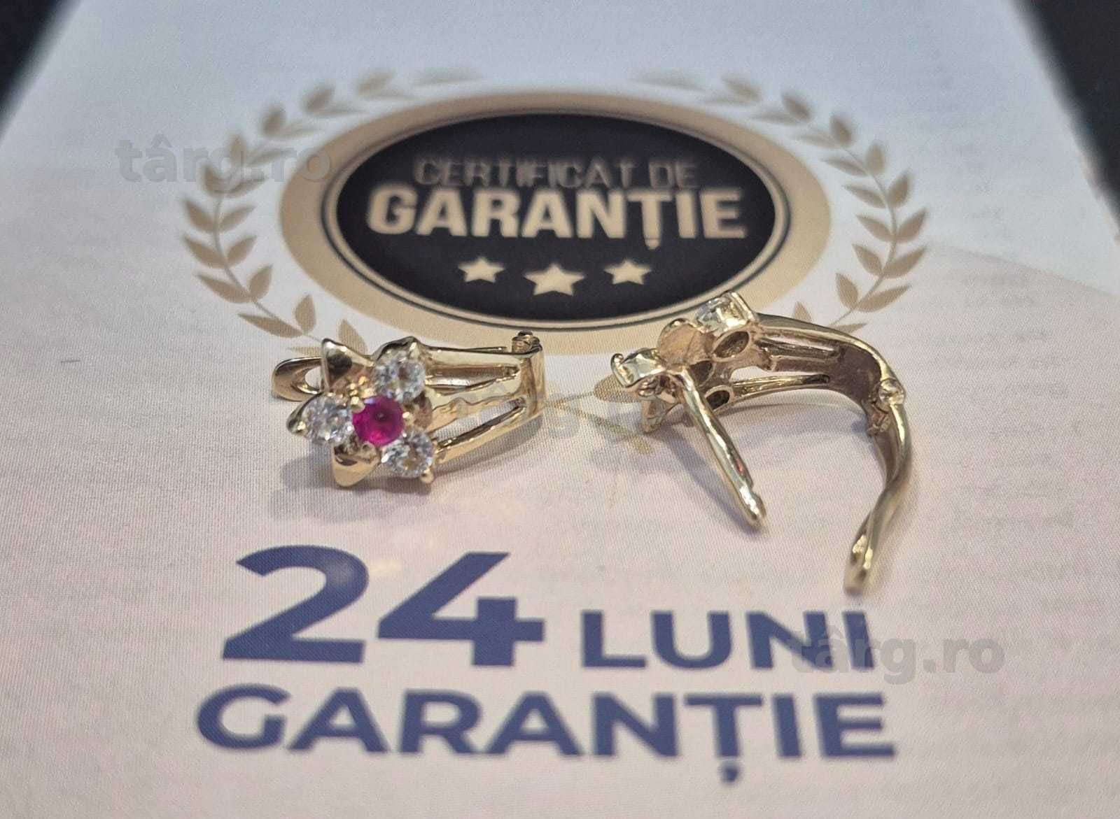 Cercei din aur (AG32 B28719.2) 2 ANI GARANTIE! 2