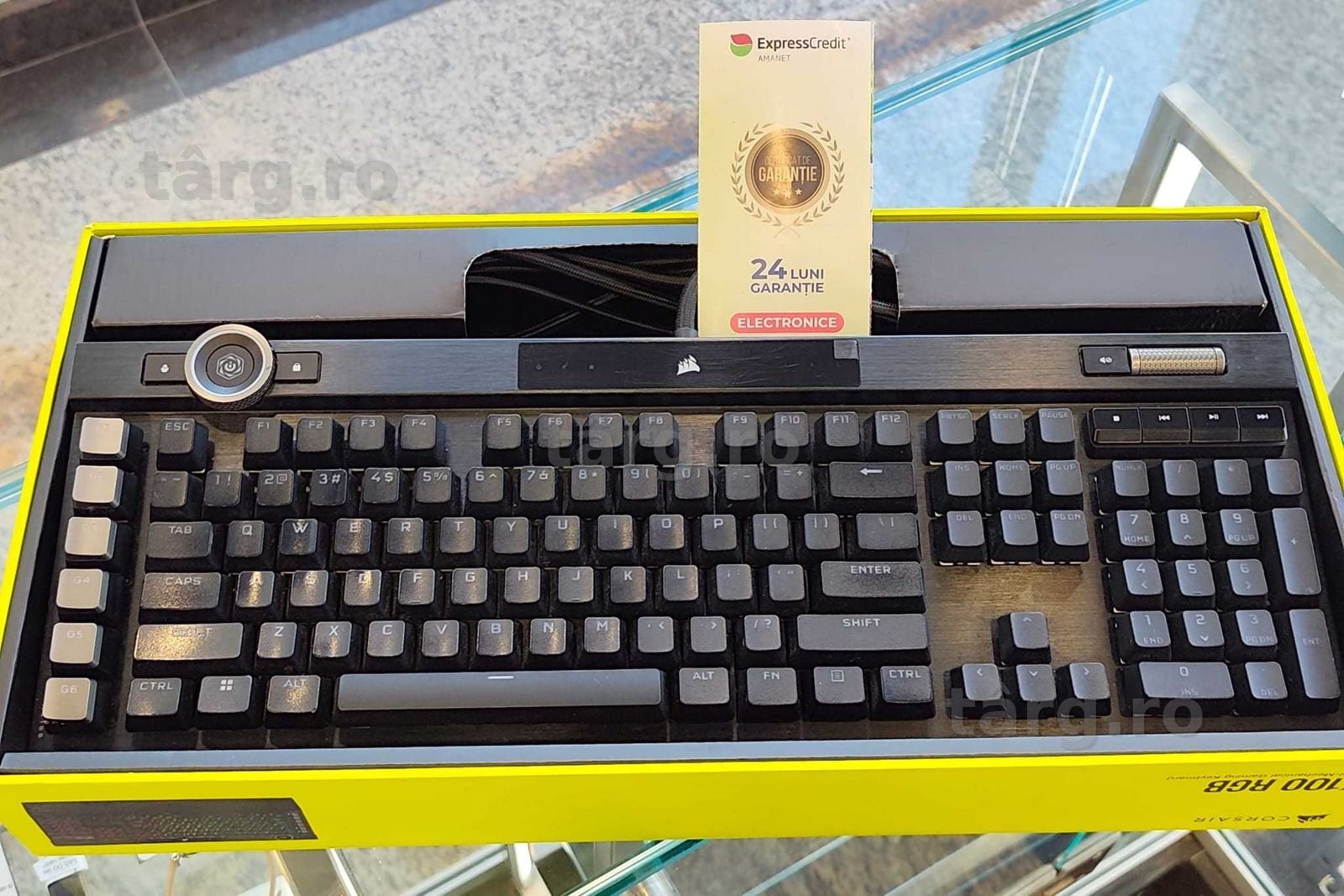 Tastatura mecanica Corsair K100 (Iulius Mall)(B-750) Garantie 2 ani!