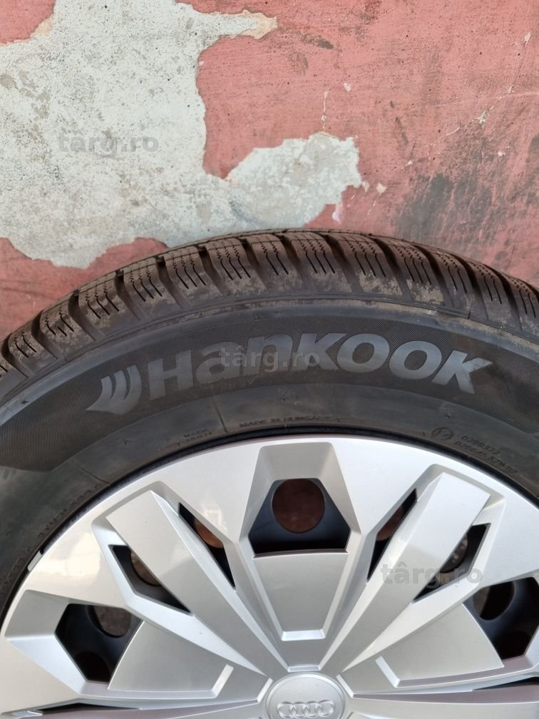 4 jante noi AUDI Q3 anvelope iarna ca si noi HANKOOK 215/65/17 DOT2020 2