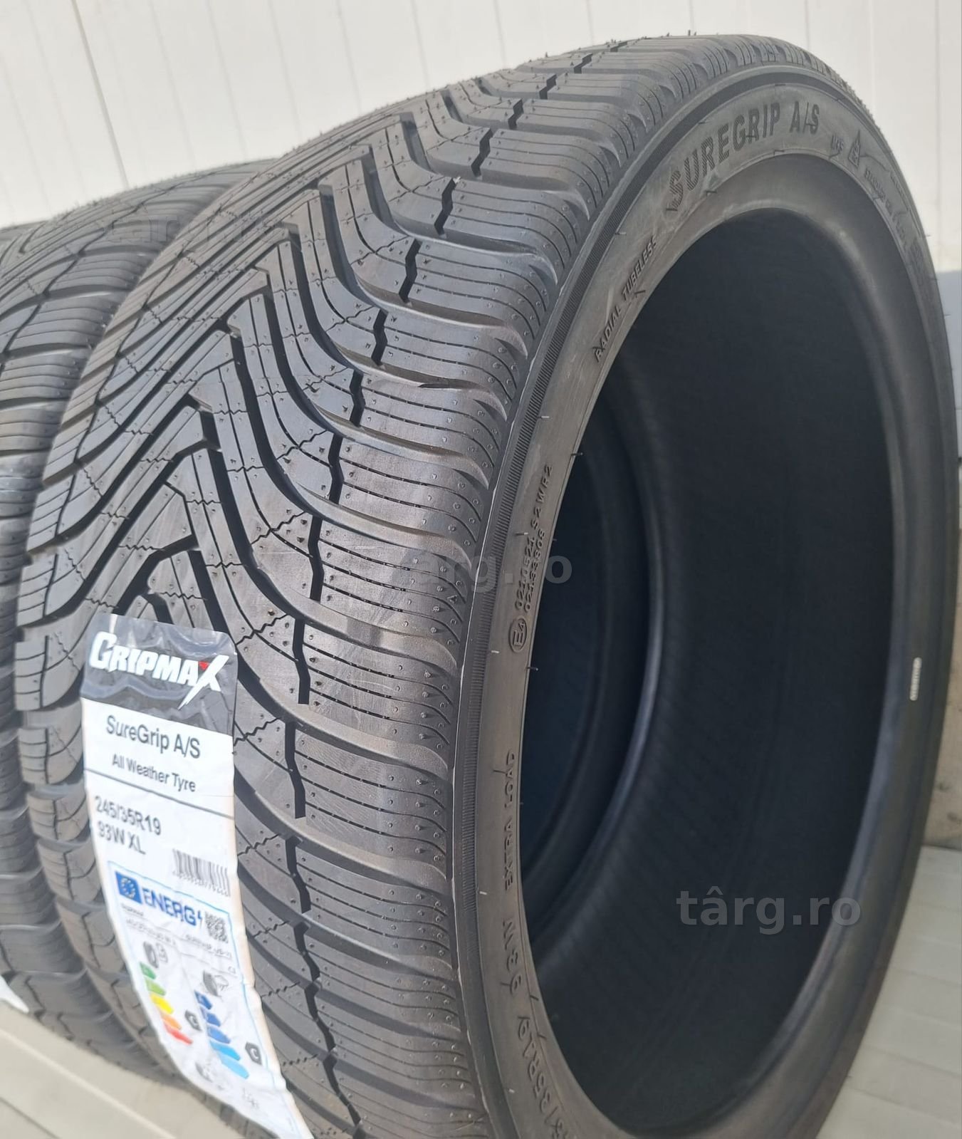 245/35 R19, 93W, GRIPMAX, All Season XL, Anvelope mixte M+S 2