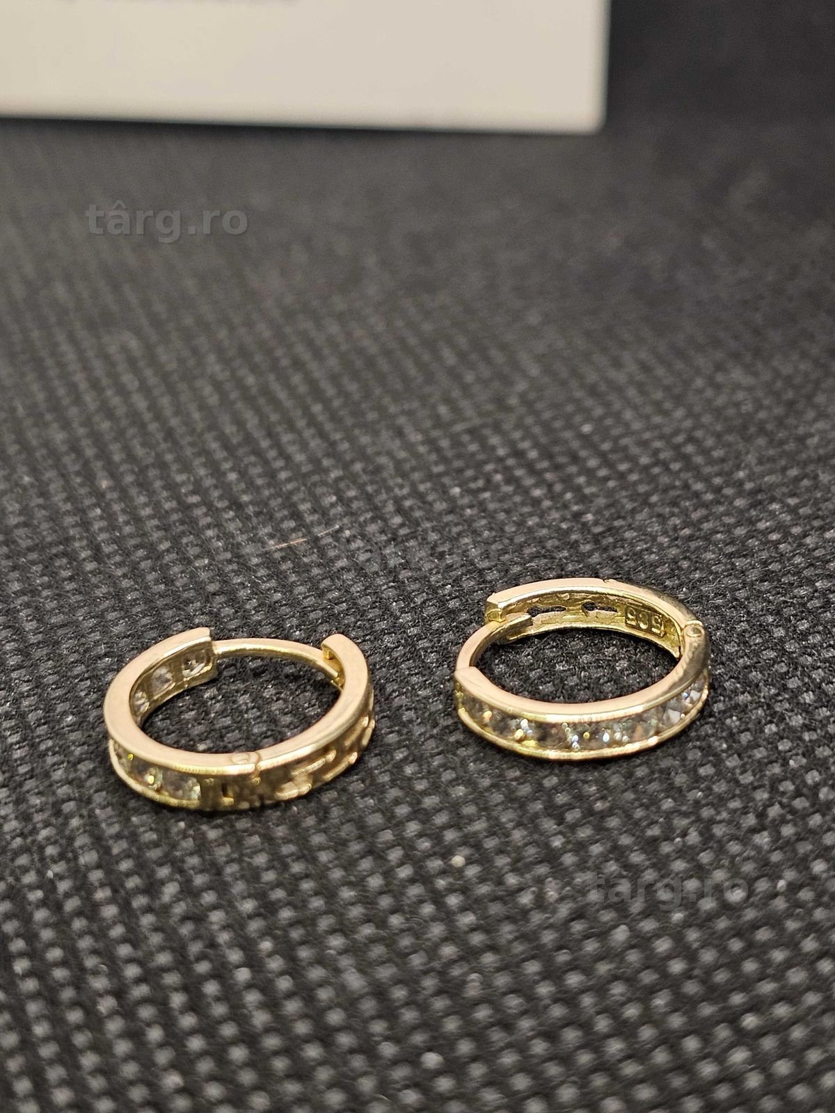 Cercei aur 14K 1.71g (50534 AG 11 Piata Nicolina) 2 ani garantie! 2