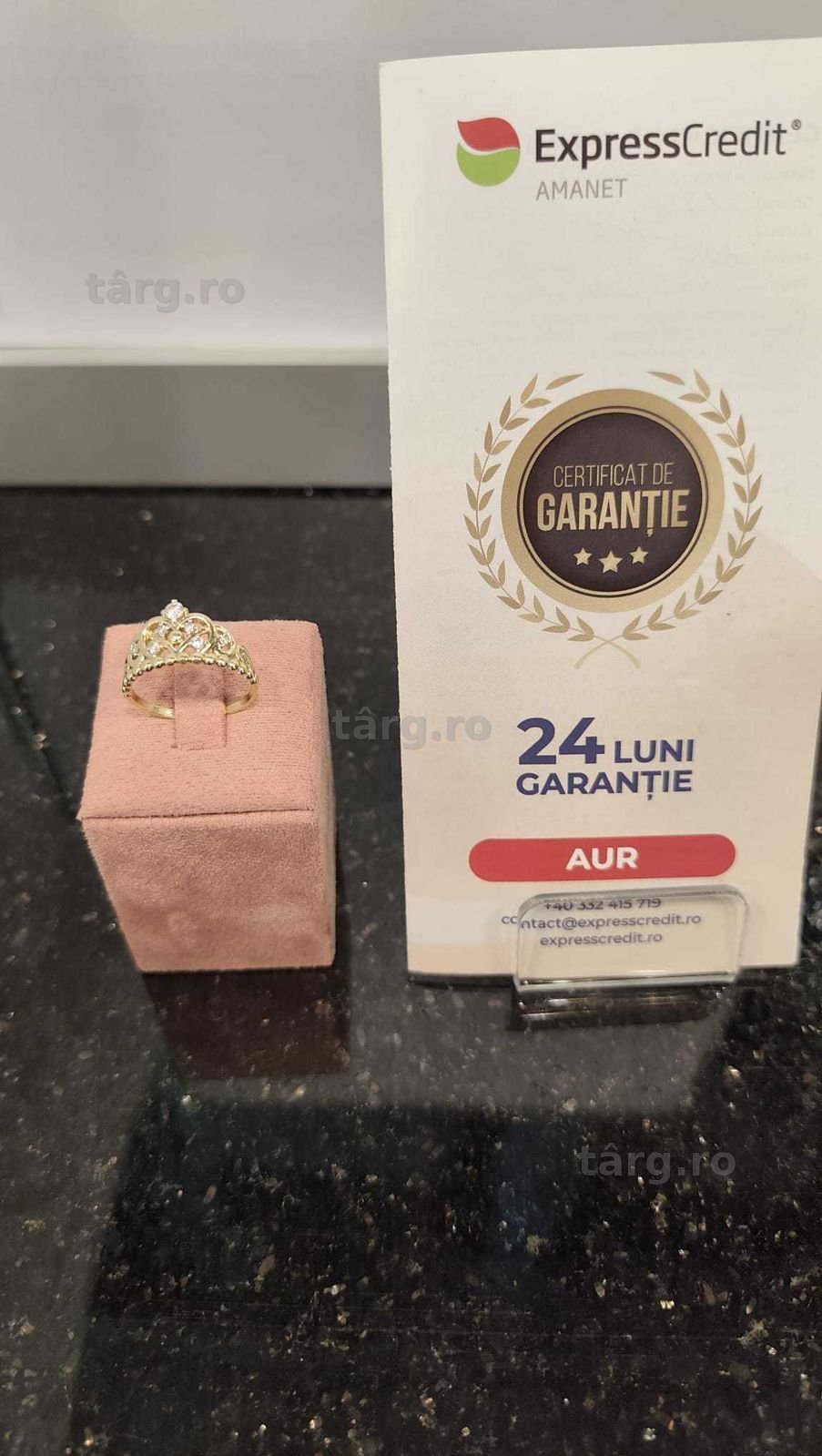 Inel Aur 14K 2.59g (Iulius Mall)(B-538) Garantie 2 ani!