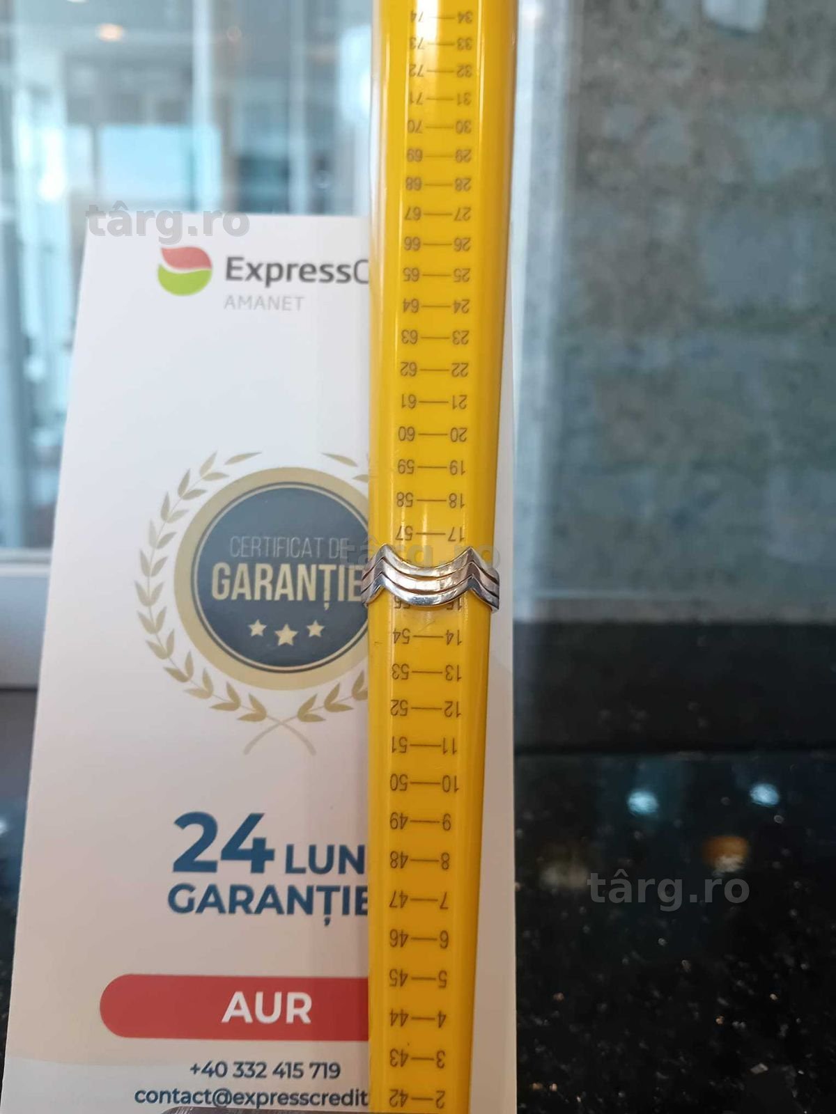 Inel aur 14k 3.25g 15/55 (Iulius Mall)(B-460.8) Garantie 2 ani!