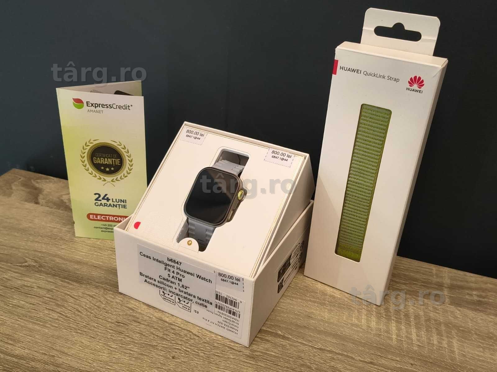 (AG51) Smartwatch Huawei Watch Fit 4 Pro b6847 - Garantie 2 ani!