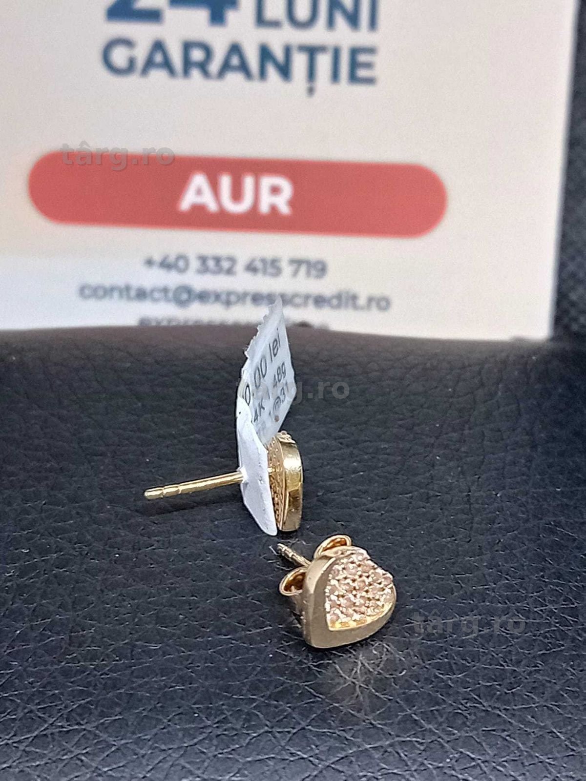 Cercei aur 14k 1.48g (B.25178 AG31 Barboi) Garantie 2 ani!