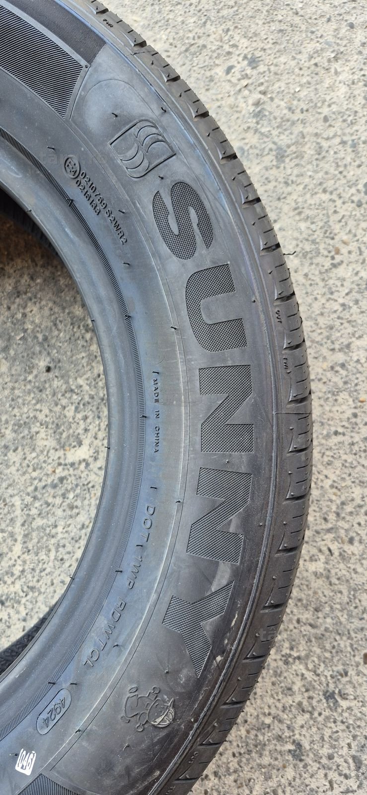 4 anvelope vara noi Sunny 195/65/15,dot 2024.Pretul este pe bucata. 4