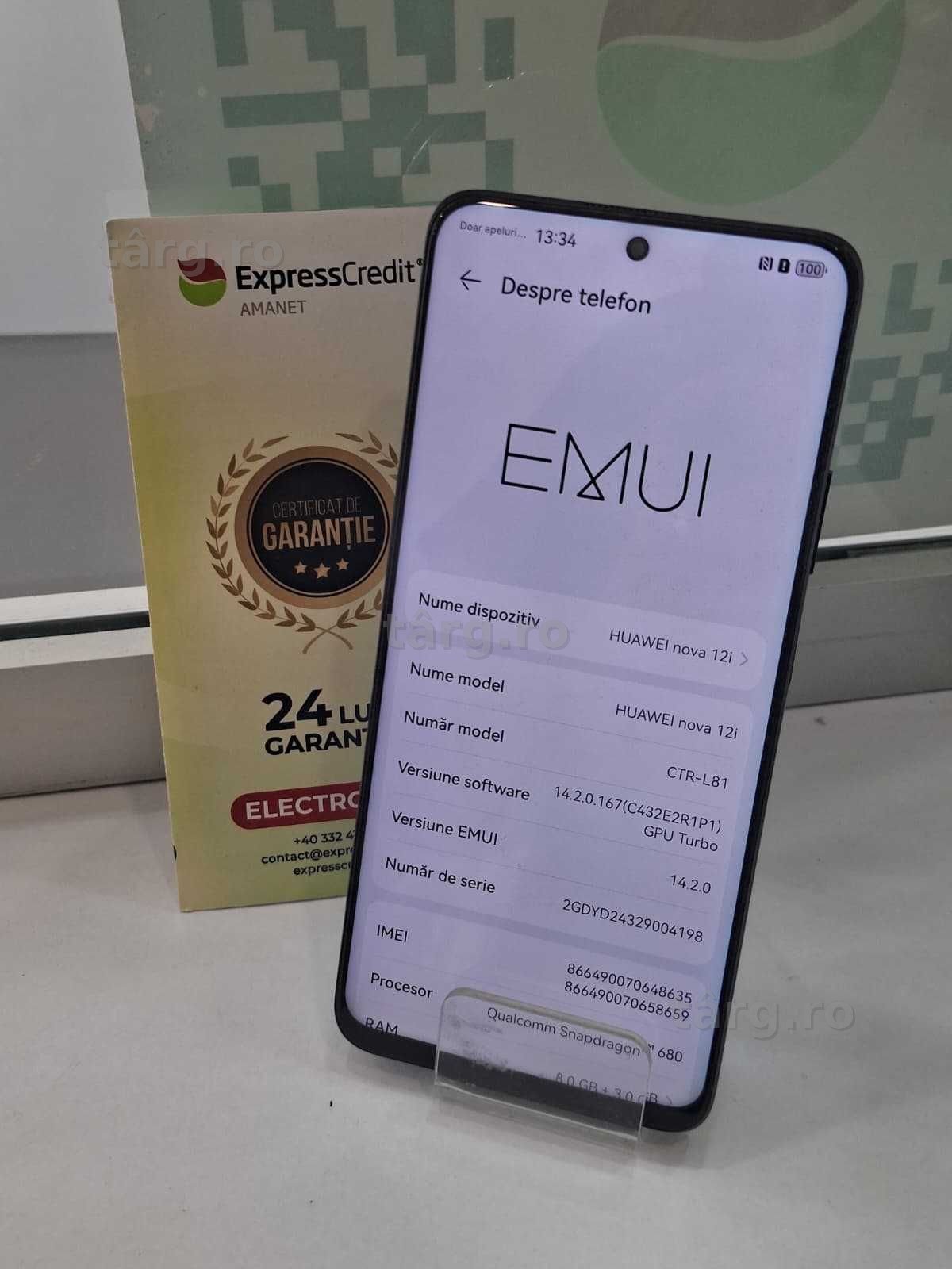 Huawei Nova 12i 128/8GB (Ag44 B7457) - Garantie 2 ani! 2
