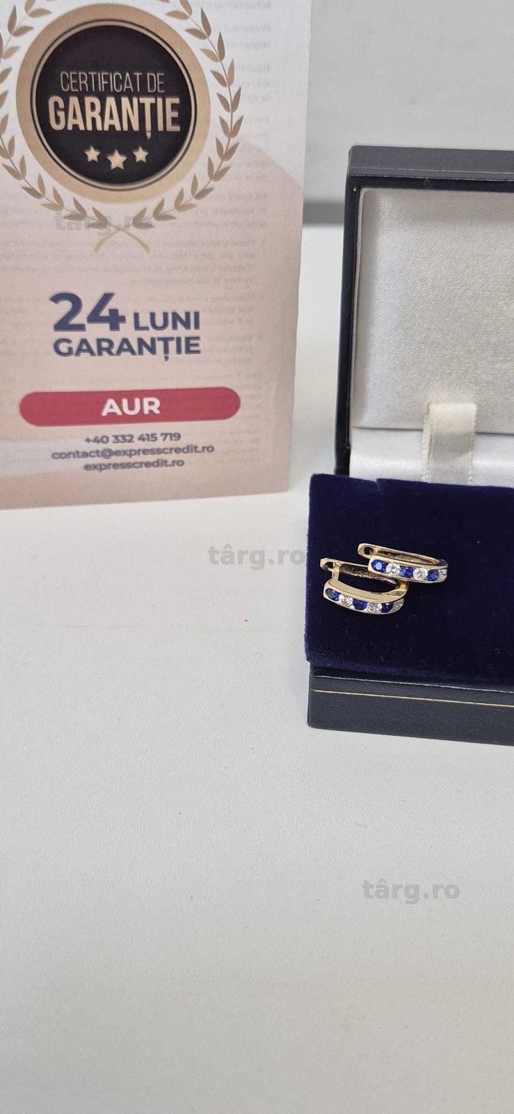 (AG46) Cercei aur 14K B.4623.1