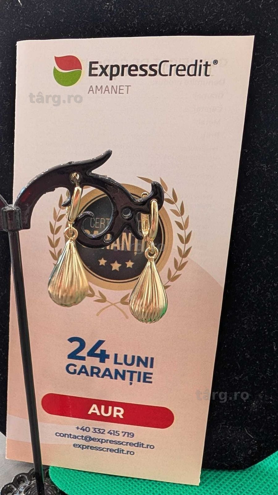 Cercei aur 14K 3.45 gr (AG44) B:7011