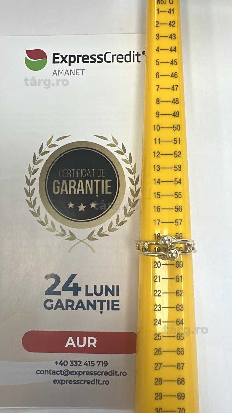 Inel din aur (AG32 B4865.2-ag45) 2 ANI GARANTIE!