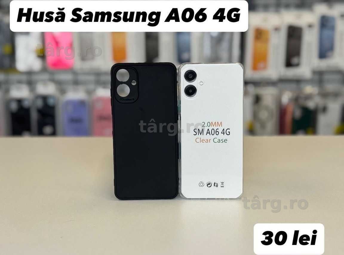 Husa silicon, folie, cablu, incarcator Samsung A06 4G