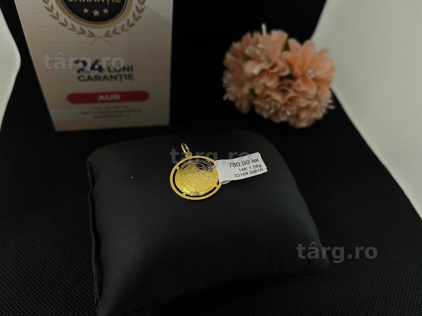 Pandantiv Aur 14k 1.56g (AG16 Moldova b33169.5)-Garantie 2 ani!