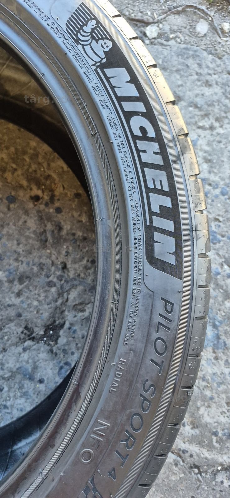 4 anvelope vara Michelin,fata 255/45/20,spate 285/40/20,dot 2020/2021.Pretul este pe bucata. 6